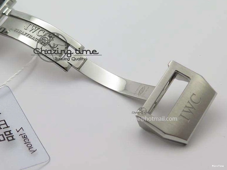 MIROTIME 0320 Pilot Chrono SS IW387808 CF3 ZF 1:1 Best Edition On Brown Leather Strap A Soft 7328